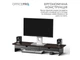 Підставка для дисплея OfficePro MR145DW Dark Wood/Black - зображення 6