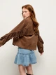 Куртка демисезонная короткая женская Colin's CL1075589BRW 36 Brown (8684112823577) - изображение 1