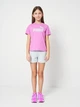 Детский летний комплект (футболка + шорты) для девочки Puma Essentials No.1 Logo 68630774 134-140 см Mauve Pop (4069161993404) - изображение 1