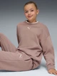 Детский спортивный костюм (свитшот + штаны) для девочки Puma 69339588 122-128 см Sandstone (4069161970474) - изображение 9