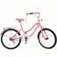 Велосипед детский PROF1 20 дюймов MB 20061-1 STAR, розовый, фонарь, багажник, подножка - изображение 2