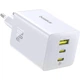 Сетевое зарядное устройство Baseus EnerFill FE11 Fast Charger 2Type-C/USB 100W белый - изображение 5