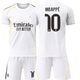 Футбольная форма детская Mbappé (Мбаппе) 10 Real Madrid (Реал Мадрид) сезон 2026 20 размер рост 115-125 см белая - изображение 1