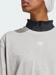 Футболка хлопковая оверсайз длинная женская Adidas Originals Essentials Boyfriend IY7324 XS Medium Grey Heather (4067894667913) - изображение 4