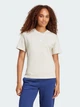 Футболка хлопковая женская Adidas Essentials Small Logo Cotton Sportswear JI6079 S Beige/White (4067902850337) - изображение 1