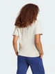 Футболка хлопковая женская Adidas Essentials Small Logo Cotton Sportswear JI6079 S Beige/White (4067902850337) - изображение 2