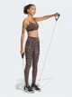 Спортивный топ для бега женский Adidas Optime Essentials Workout Leopard Light Support Bra KA6343 XL Earth Strata (4068822088091) - изображение 3