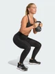 Спортивный топ для бега женский Adidas Optime Essentials Workout Zip-Front Medium Support Bra KB4386 M Black (4068822542876) - изображение 3
