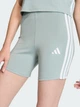 Велосипедки женские Adidas Essentials 3-Stripes High Waisted Biker Shorts KC5190 S Wonder Sage (4068805218385) - изображение 4