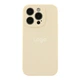 Чохол Silicone Case Full Size with Frame для iPhone 14 Pro Max 11.Antique White - зображення 1