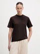 Футболка хлопковая женская Adidas W Aop 3S T Inf KE8830 S Aurora Coffee (4068822261555) - изображение 11