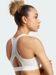 Спортивный топ для фитнеса женский Adidas Powerreact Graphic Bra JE3771 S White (4067893049055) - изображение 6