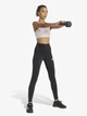 Спортивный топ для фитнеса женский Adidas Powerreact Graphic Bra KC5530 S Ice Purple (4068822161022) - изображение 3