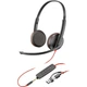 Гарнітура Poly BlackWire C3225 USB-C HS Stereo +3.5mm Plug +USB-C/A Adapter (Bulk) - изображение 1