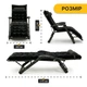 Кресло-кровать трансформер до 150 кг с бархатным матрасом LEOBRO Black (LB-FCB-G4-BLK) - изображение 2