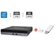 Неттоп HP ProDesk 400 G3 Desktop Mini USFF / Intel Core i5-7500T (4 ядра по 2.7 - 3.3 GHz) / 16 GB DDR4 / 240 GB SSD / Intel UHD Graphics 630 / Блок питания б/у +Подарок Флеш память USB 32 GB - изображение 1