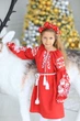 Вишита сукня для дівчинки Trend Листя 146 Червоний (SOLSUD2211) - изображение 4