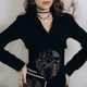 Жіночий вишитий корсет Ztclothes Коник M Чорний (ZTCLKORKON) - изображение 2
