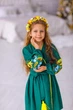 Вишита сукня для дівчинки Trend Яскрава 140 Зелений (SOLSUD2214) - зображення 5