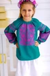 Вишиванка для дівчинки Trend Тетянка 110 Зелений (SOLD2215) - зображення 1