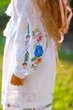 Вишита сукня для дівчинки Trend Квіт 152 Білий (SOLSUD2204) - изображение 2