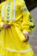Вишита сукня для дівчинки Trend Сонечко 116 Жовтий (SOLSUDSONZH) - изображение 2