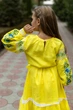 Вишита сукня для дівчинки Trend Сонечко 116 Жовтий (SOLSUDSONZH) - изображение 4