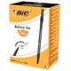 Ручка Bic Round Stic 1 мм, чорна без ШК bc9205681 - изображение 1