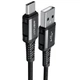 Дата кабель Acefast C1-04 USB-Type-C 3A (1.2m) Black - зображення 1