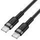 Дата кабель Acefast C22-03 Type-C to Type-C 60W (1.2m) Black - изображение 3