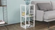 Этажерка 3/34 Ferrum-decor Серии Конект 73x34x28 белый ДСП Бетон 16мм (FRD-105527) - изображение 2