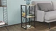 Етажерка 3/34 Ferrum-decor Серії Конект 73x34x28 чорний ДСП Дуб Сонома 16мм (FRD-104292) - зображення 3