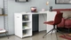 Стол-тумба трансформер Смарт 1/1 Ferrum-decor 750x1450x500 ДСП Белое 16 мм (FRD-105067) - изображение 11