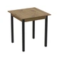 Стол кухонный Ferrum-decor Диего 75x70x70 Черный ДСП Дуб Артизан 16мм (FRD-105709) - изображение 1