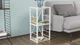 Етажерка 3/34 Ferrum-decor Серії Конект 73x34x28 білий ДСП Дуб Сан-Марино 16мм (FRD-104296) - зображення 2
