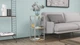 Этажерка 3/34 Ferrum-decor Серии Конект 73x34x28 серый ДСП Дуб Артизан 16мм (FRD-104303) - изображение 2