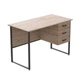 Компьютерный стол Ferrum-decor Гарри 76x120x60 черный ДСП Дуб Сан-Марино 32мм (FRD-103539) - изображение 1