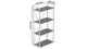 Этажерка 4/60 Ferrum-decor Серии Конект 120x60x28 белый ДСП Бетон 16мм (FRD-105528) - изображение 7