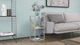 Этажерка 3/34 Ferrum-decor Серии Конект 73x34x28 серый ДСП Бетон 16мм (FRD-105545) - изображение 2