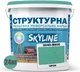 Краска цветная структурная SkyLine 3040-B80G 24 кг Чирок (4821044022072) - изображение 2