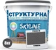 Краска цветная структурная SkyLine 7000-N 8 кг Тумель (4821044022218) - изображение 2