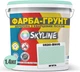 Цветная краска-грунт акриловая с кварцевым песком SkyLine 0520-B90G 1.4 кг Мята (4821044019720) - изображение 2