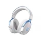 Наушники MCHOSE V9 PRO White-Blue Беспроводная Игровая гарнитура, Радиоканал/Bluetooth/3.5мм. Съемный Микрофон, RGB Подсветка, Объемный звук 7.1, Автономная работа 250 Часов - изображение 1