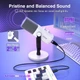 Мікрофон Конденсаторний FIFINE Ampligame AM8 White USB/XLR – Професійний Ігровий із RGB Підсвічуванням та Сенсорною Кнопкою для Відключення Звуку для ПК PS5 PS4 - зображення 2