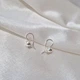 Серебряные серьги Шары на петле серебро 925 пробы 500067 2.40г - изображение 5
