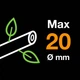 Секатор Fiskars Solid P331 Bypass до 20 мм, metal (1057163) - изображение 2
