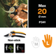 Секатор Fiskars Solid P341 Bypass до 20 мм (1057164) - изображение 2