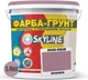 Цветная краска-грунт акриловая с кварцевым песком SkyLine 3030-R20B 1.4 кг Брианель (4821044020603) - изображение 2