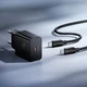 Адаптер мережевий HOCO C to C Cable Star single port PD charger set N76 |25W/3A, PD/QC, GaN| - зображення 3