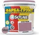 Цветная краска-грунт акриловая с кварцевым песком SkyLine 3030-R20B 14 кг Брианель (4821044020634) - изображение 2